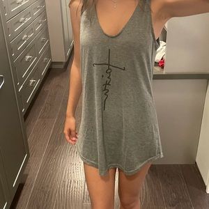 Short grey CBR dress